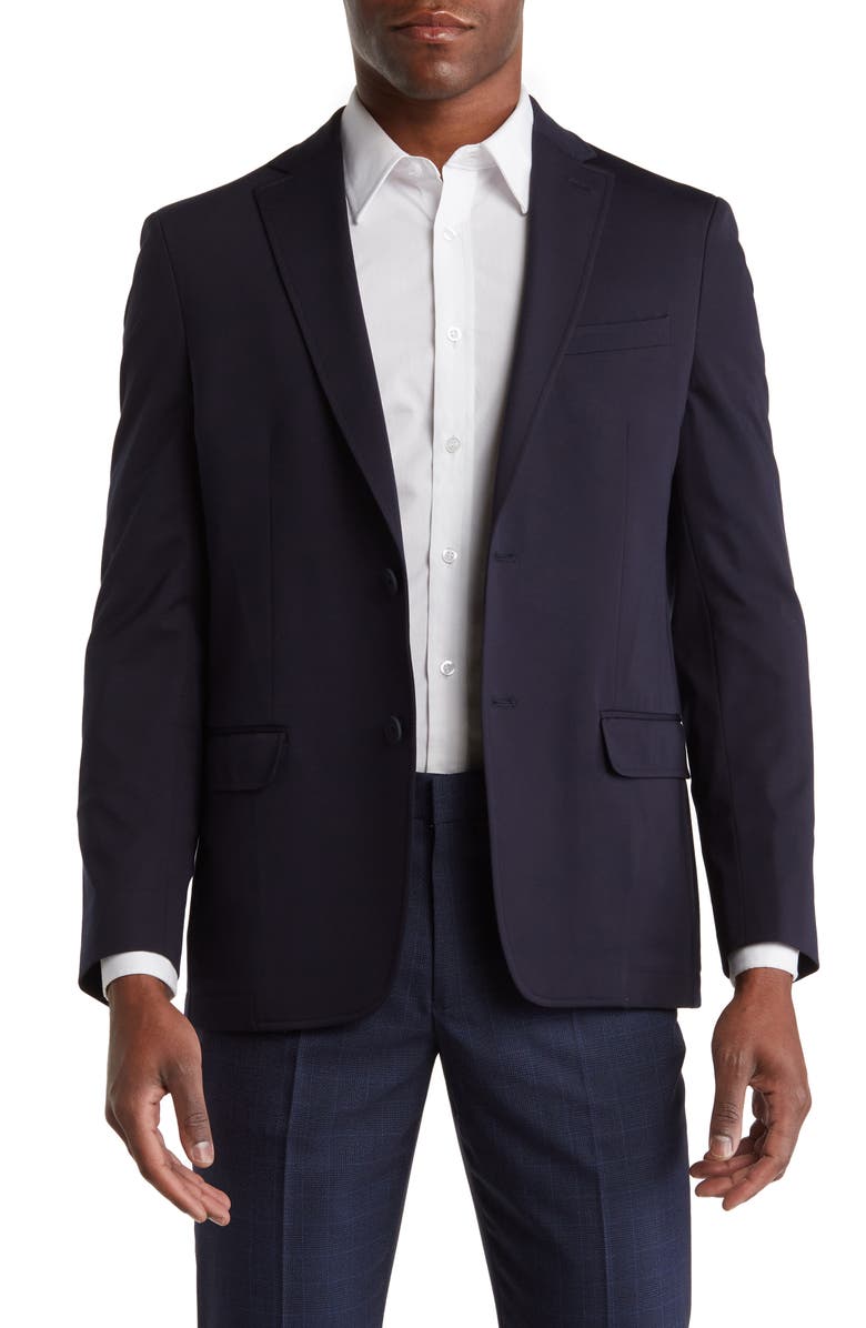 Calvin Klein Modesto Navy Stretch Wool Blend Suit Jacket | Nordstromrack