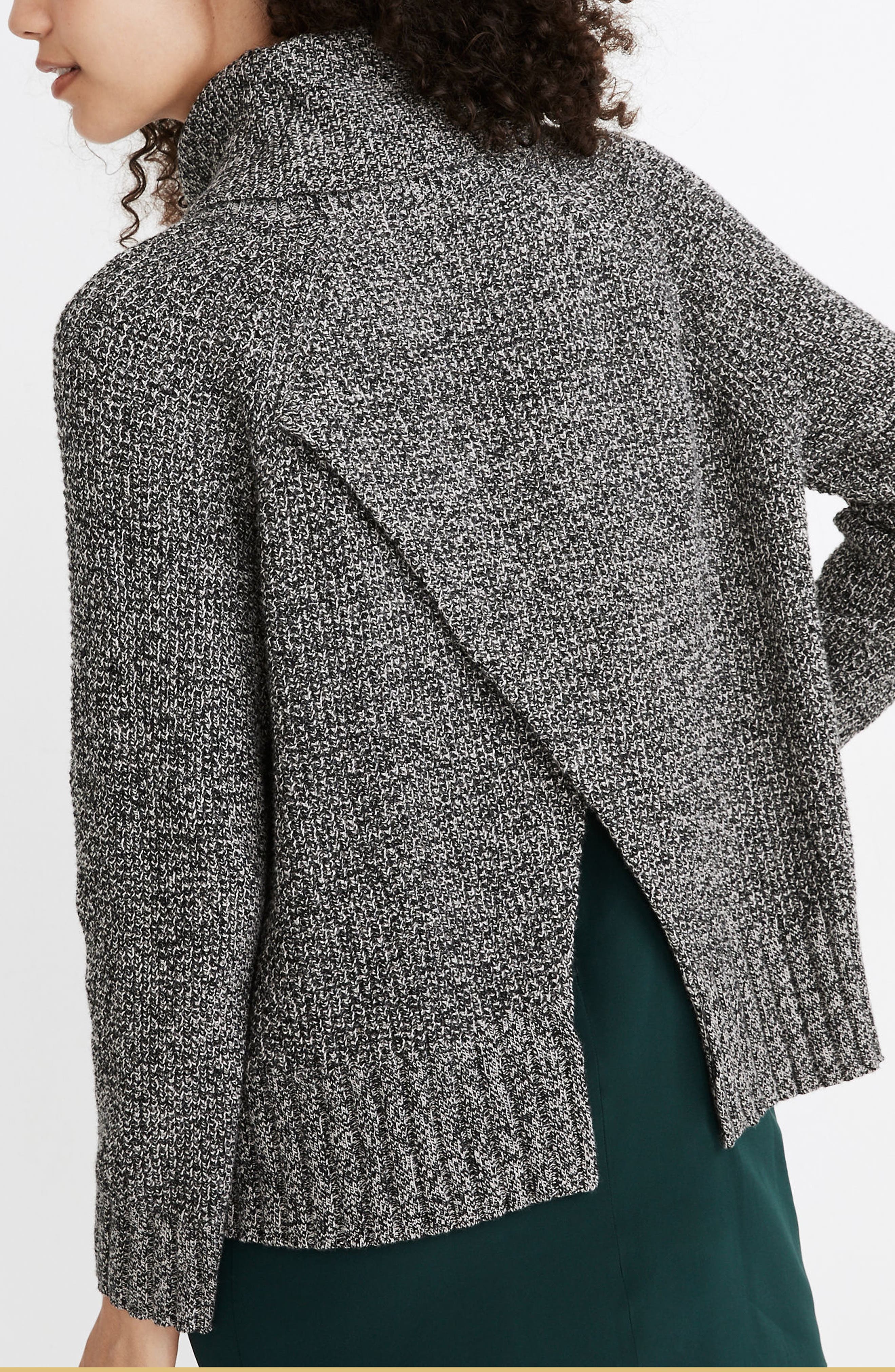 madewell cross back sweater