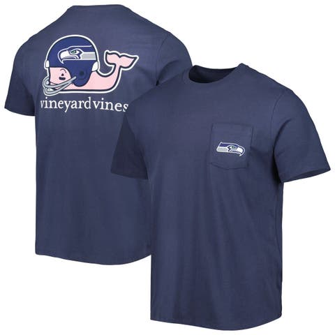 Washington Nationals Vineyard Vines Logo Hoodie Long Sleeve T-Shirt -  Heathered Gray