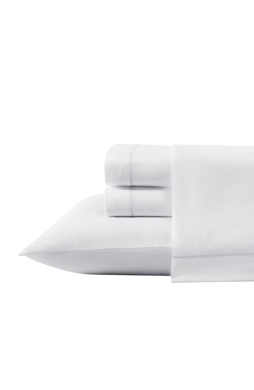 UPC 883893731356 product image for Vera Wang Solid Organic Cotton Percale Sheet Set in White/Light Blue at Nordstro | upcitemdb.com