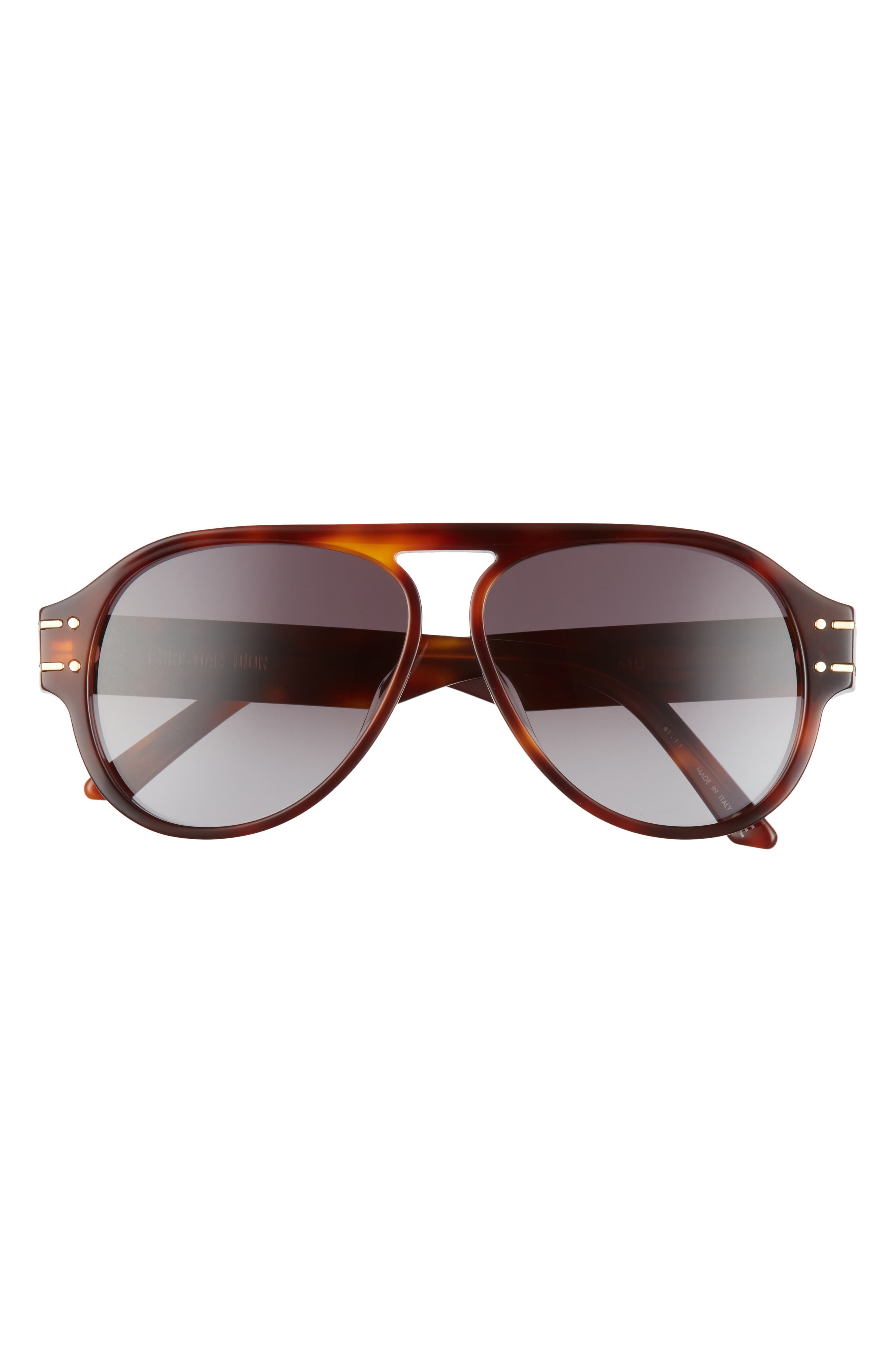 dior 58mm pilot sunglasses