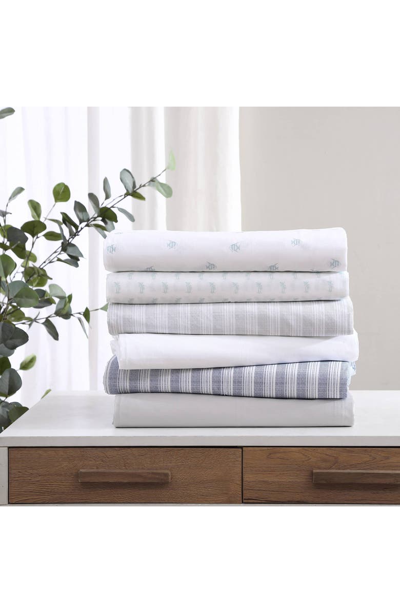Tommy Bahama Angel Fish Cool Zone Cotton Sheet Set, Alternate, color, Light Blue