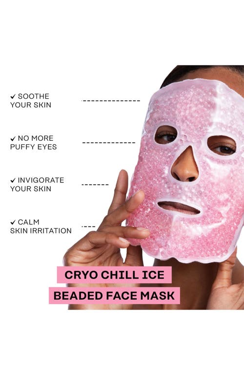 Shop Skin Gym Cryo Chill Ice Beaded Face Mask In Pink