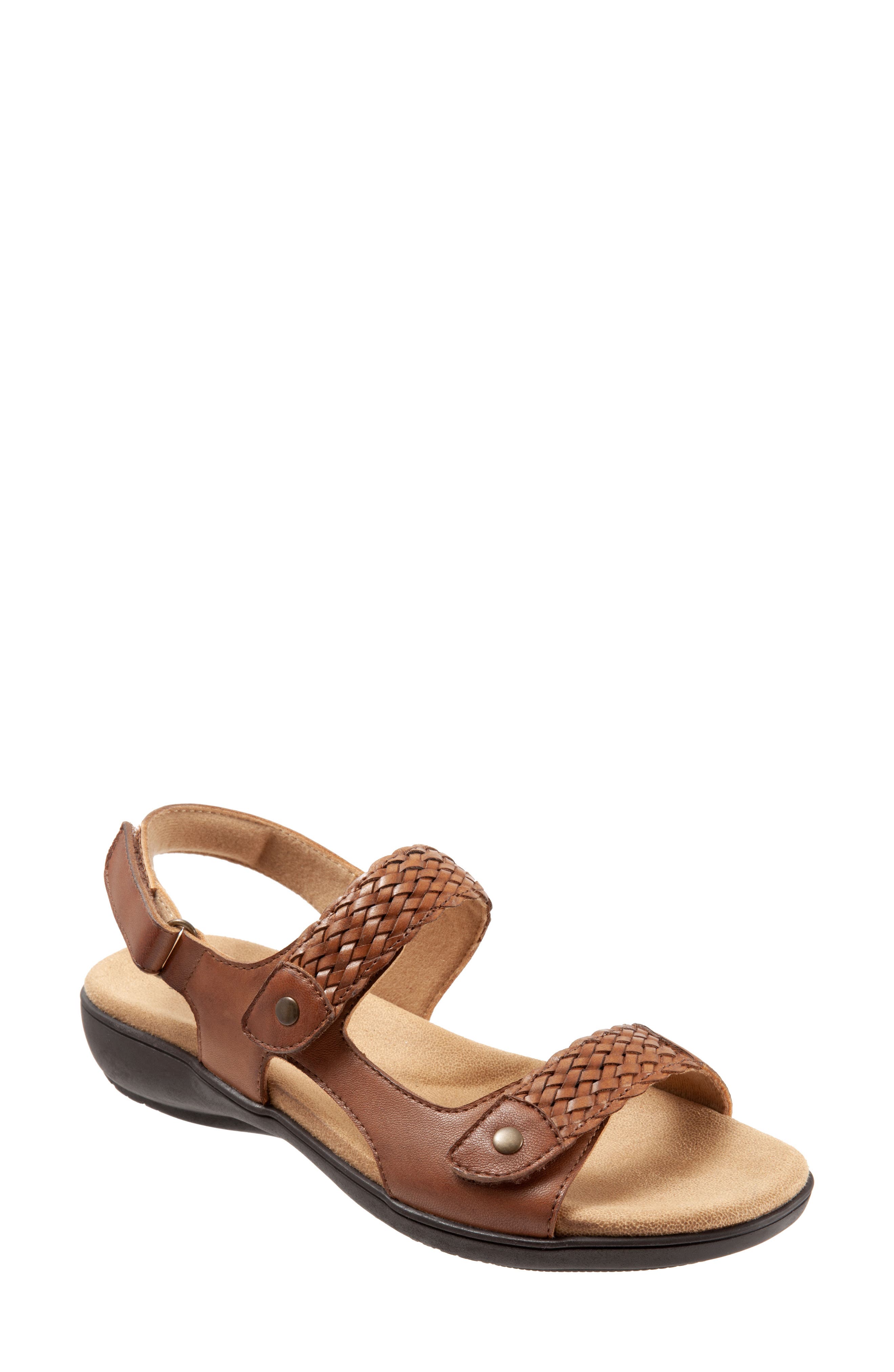 UPC 192681240773 product image for Women's Trotters Teresa Sandal, Size 8.5 M - Brown | upcitemdb.com