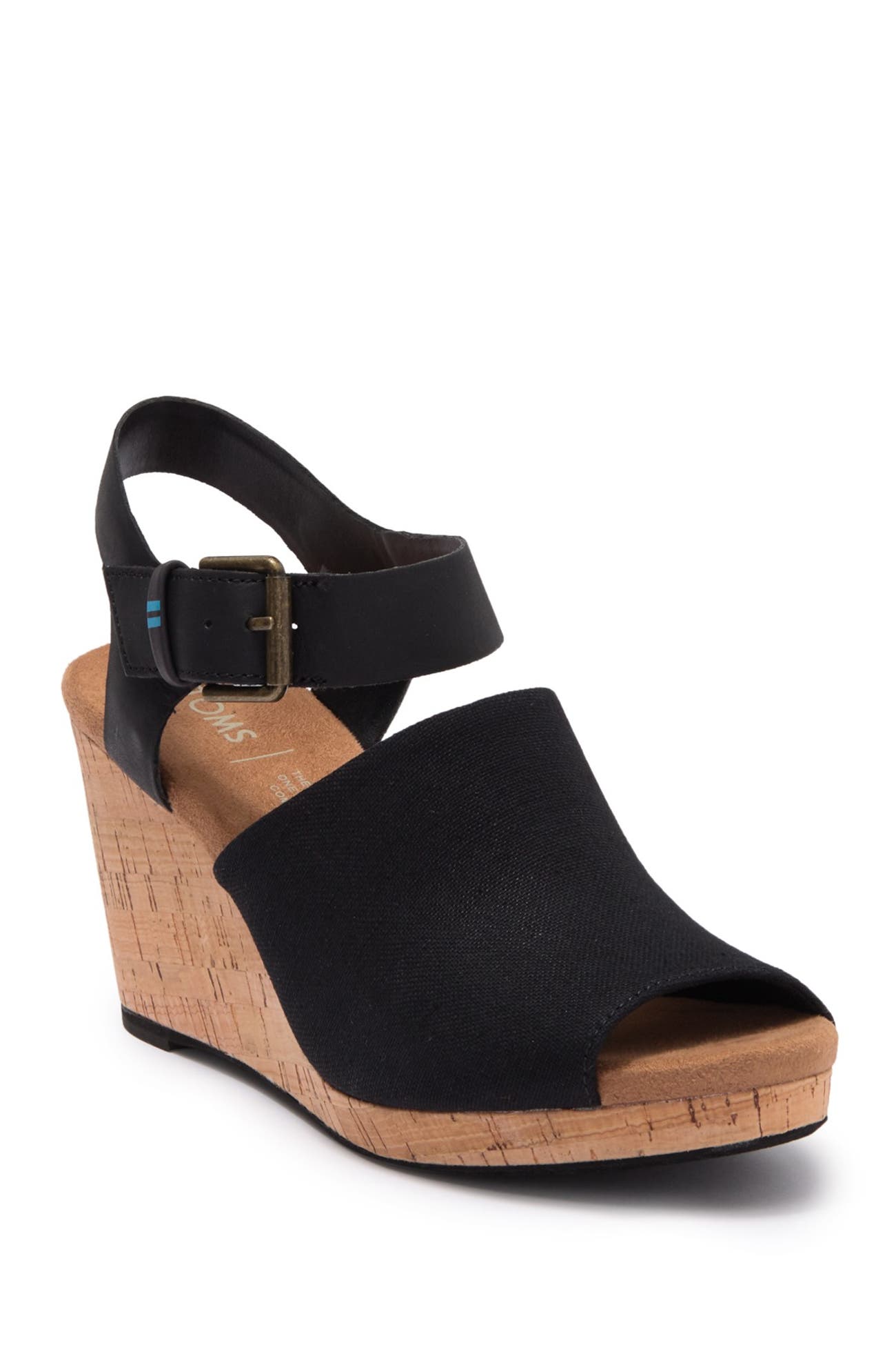toms tropez wedges