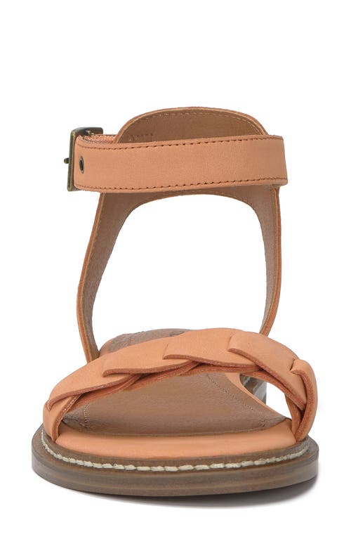Lucky Brand Kyndall Ankle Strap Sandal In Tangerine Glanbk
