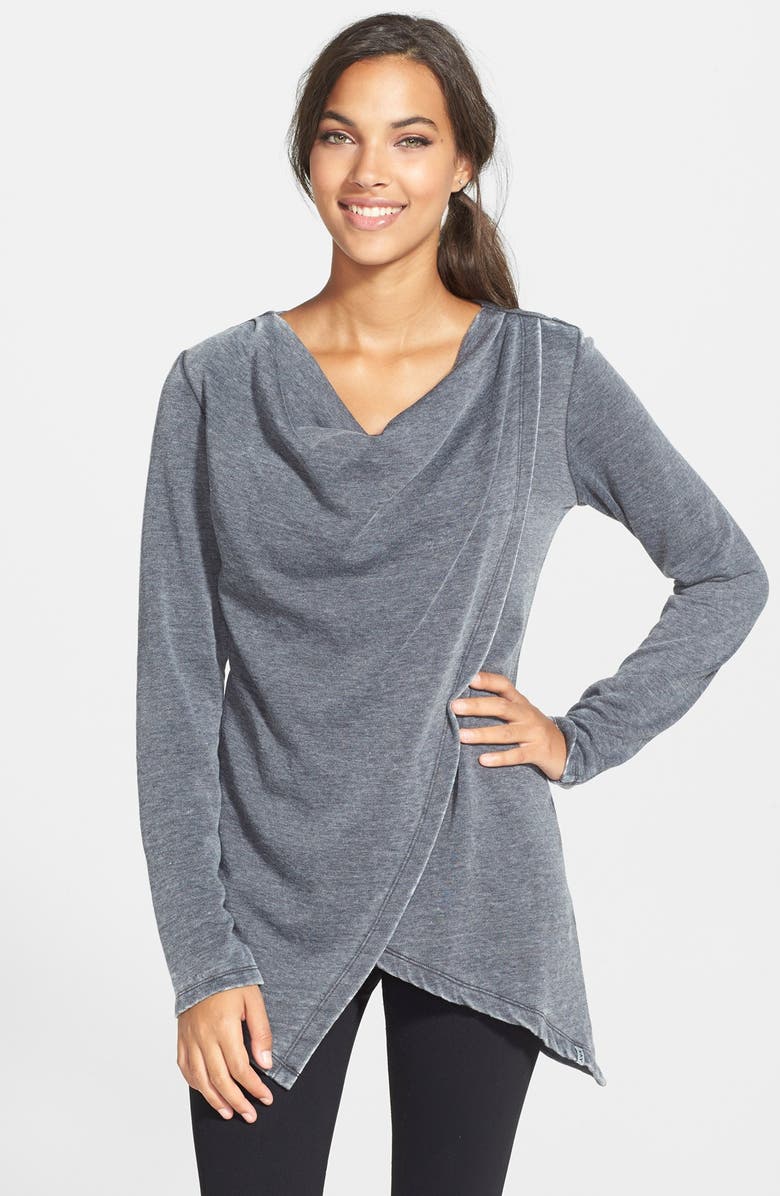 Marc New York by Andrew Marc Asymmetrical Draped Top | Nordstrom