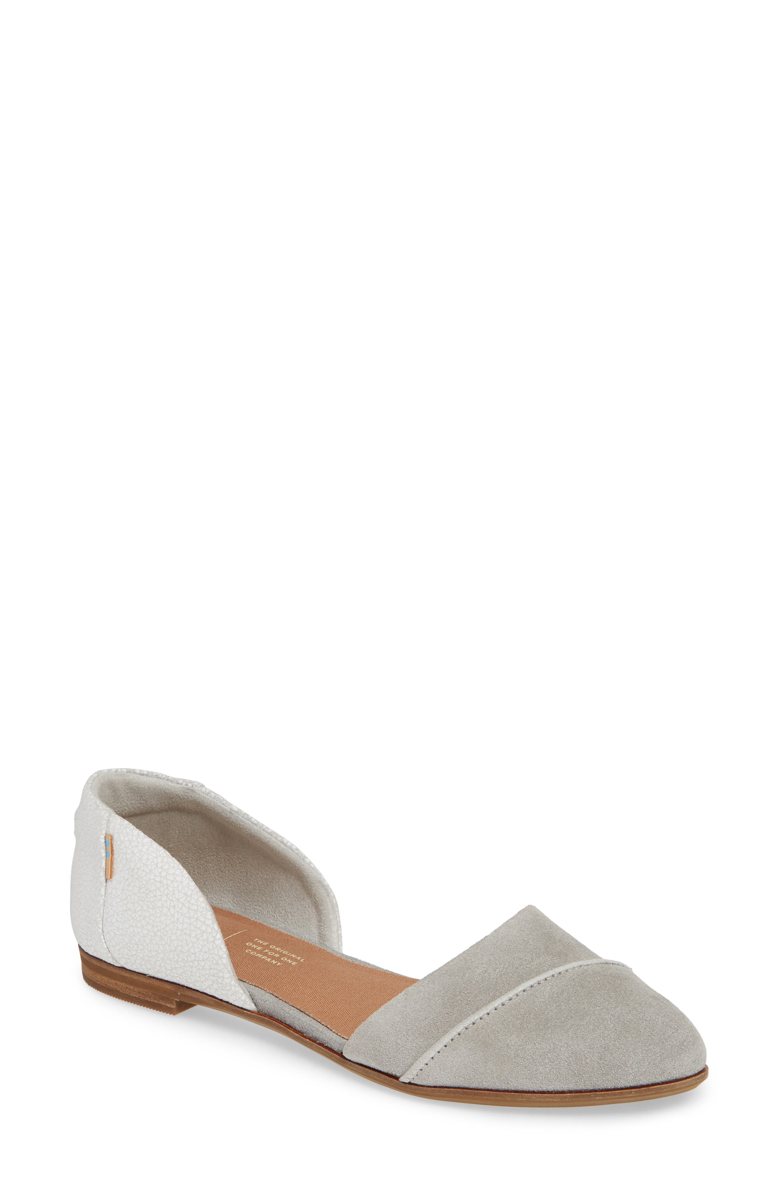 Toms Jutti Dorsay Flat, Grey