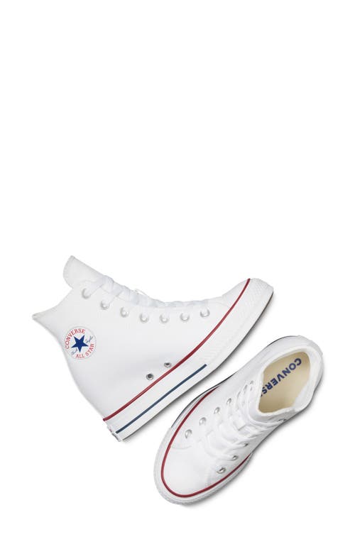 Shop Converse Chuck Taylor® All Star® Wedge Platform High Top Sneaker In White/red/navy