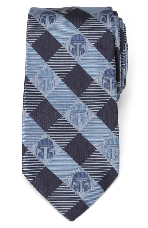 Cufflinks, Inc. Star Wars Mandalorian Check Tie in Blue at Nordstrom