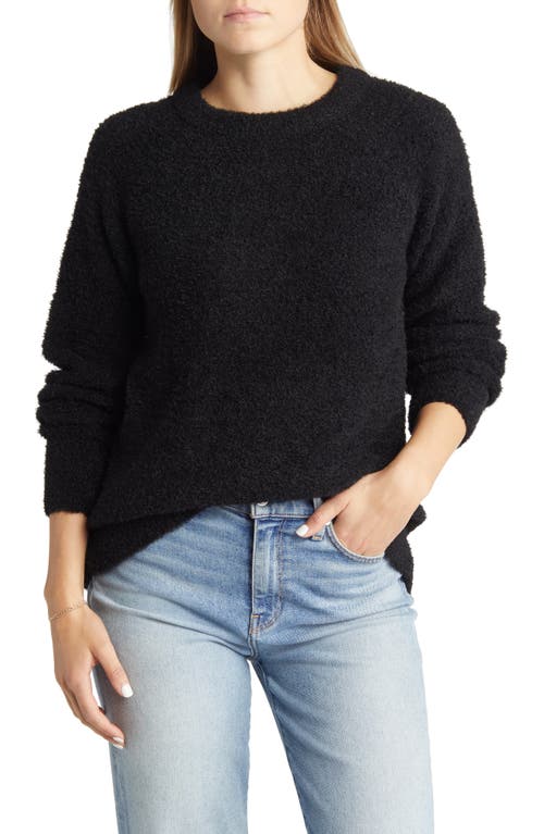 caslon(r) Bouclé Tunic Sweater in Black