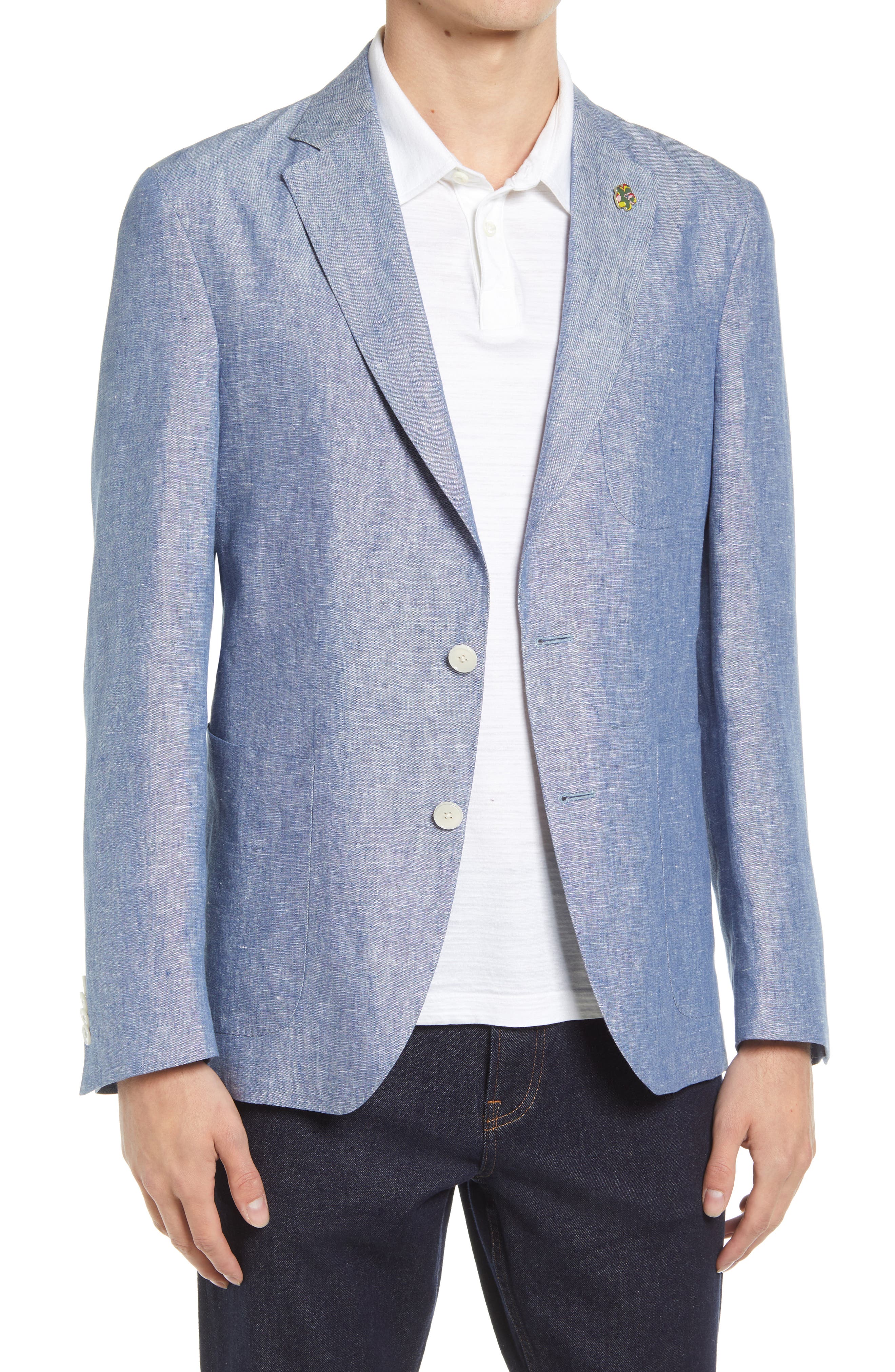 men's linen coats & jackets