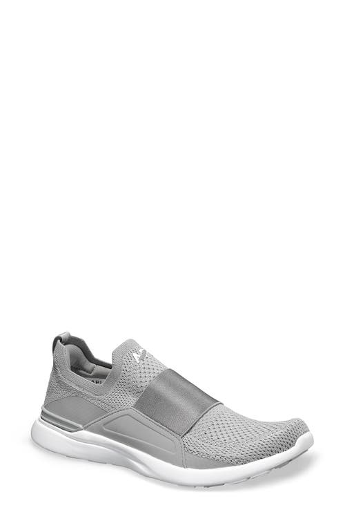 APL TechLoom Bliss Knit Running Shoe in Cement /White