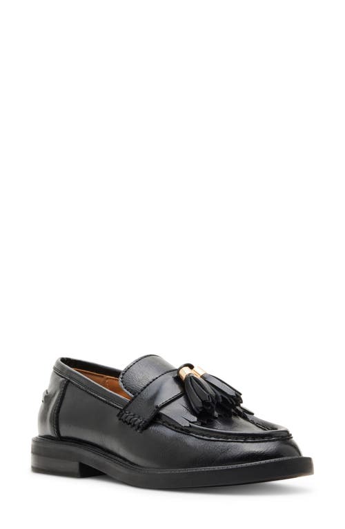 Shop Steve Madden Radcliff Loafer In Black Leather