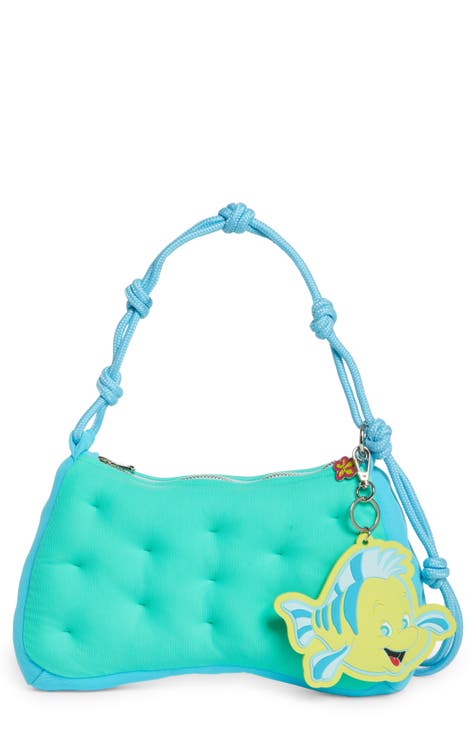 x Disney 'The Little Mermaid' Flounder Plush Shoulder Bag (Nordstrom Exclusive)