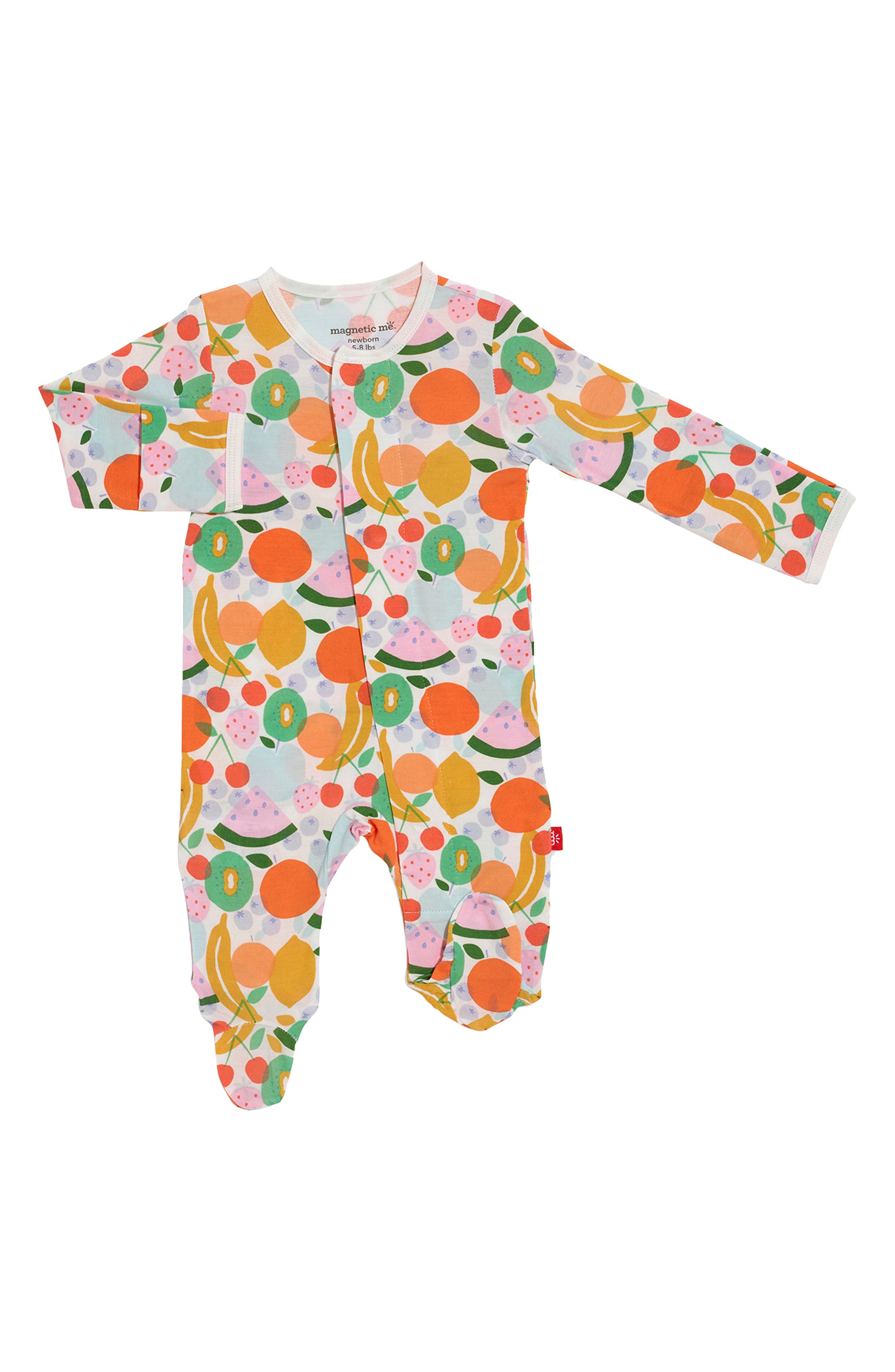 Fruit of the Womb Magnetic Footie in White at Nordstrom Nordstrom Baby Clothing Outfit Sets Bodysuits & All-In-Ones 