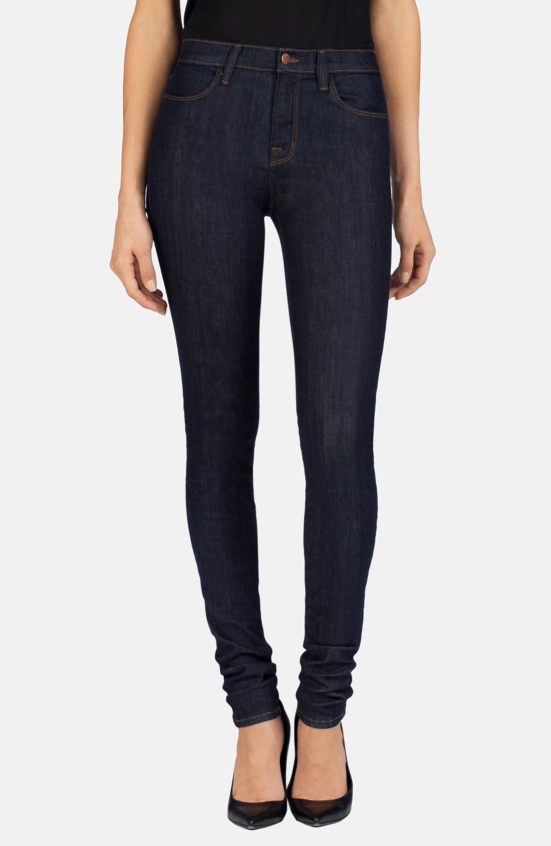J Brand High Rise Stacked Skinny Jeans (Silence) Nordstrom