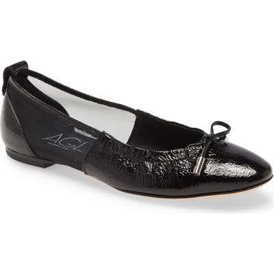Agl Mesh Ballet Flat - Black