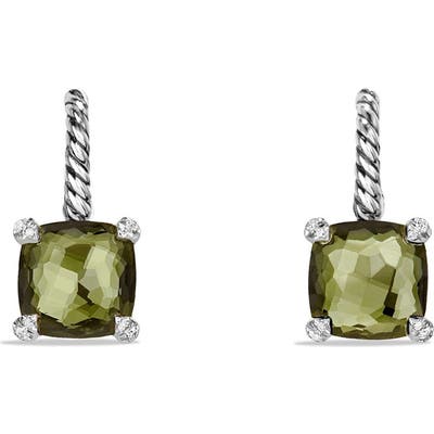 David Yurman Chatelaine Drop Earrings With Semiprecious Stones And Diamonds