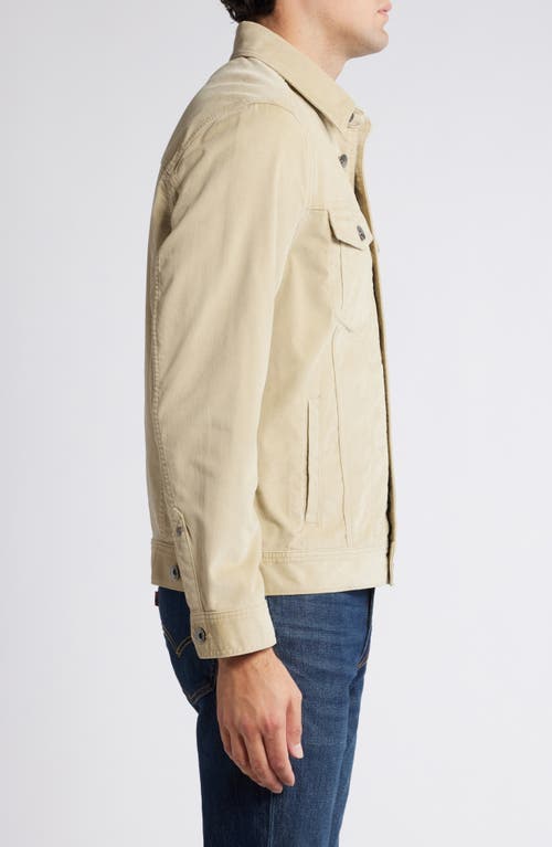 Shop Tommy Bahama Canyon Corduroy Trucker Jacket In Stone Khaki