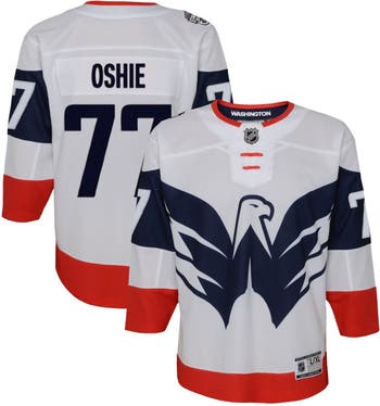 Youth TJ Oshie White Washington Capitals 2023 NHL Stadium Series Player Jersey Size: Small