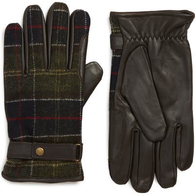 Barbour Newbrough Gloves, Brown