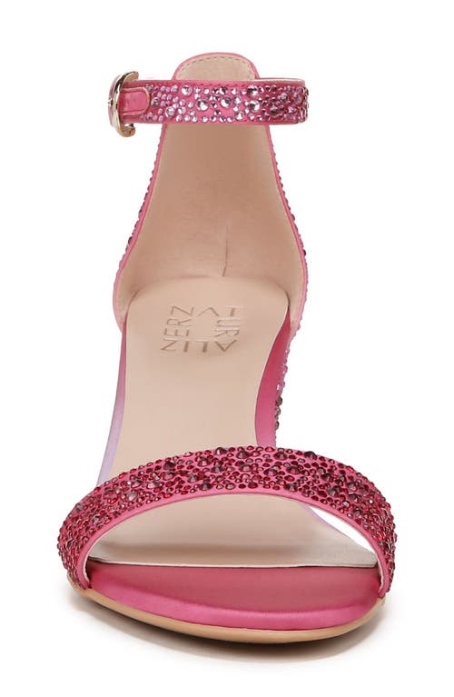 Shop Naturalizer Vera Shine Ankle Strap Sandal In Pink Ombre Fabric