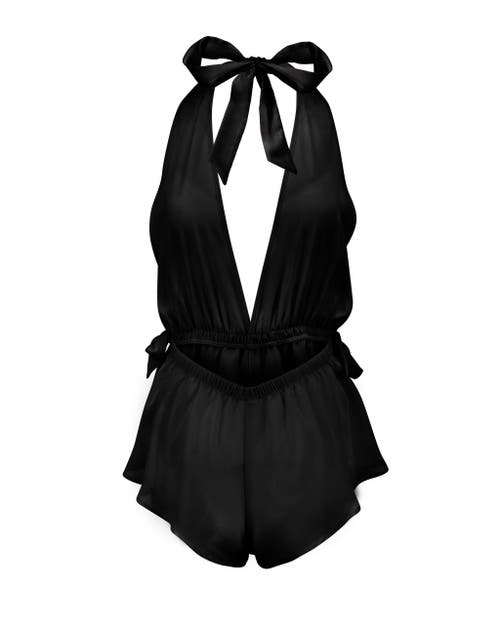 Adore Me Merilyn Romper Lingerie In Black