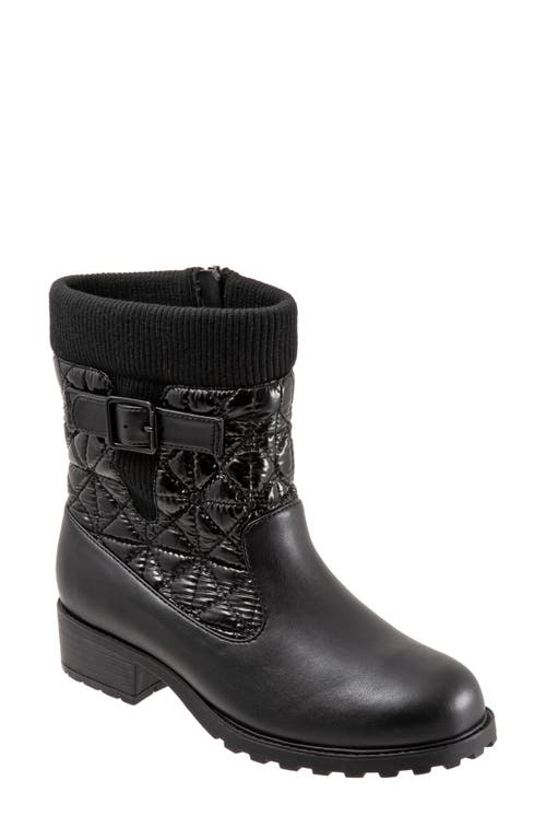 Trotters Berry 2.0 Weatherproof Faux Fur Boot in Black/Black at Nordstrom, Size 6