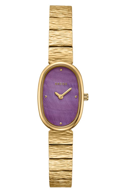 Breda Jane (revival) Watch, 18mm In 18k Goldurple