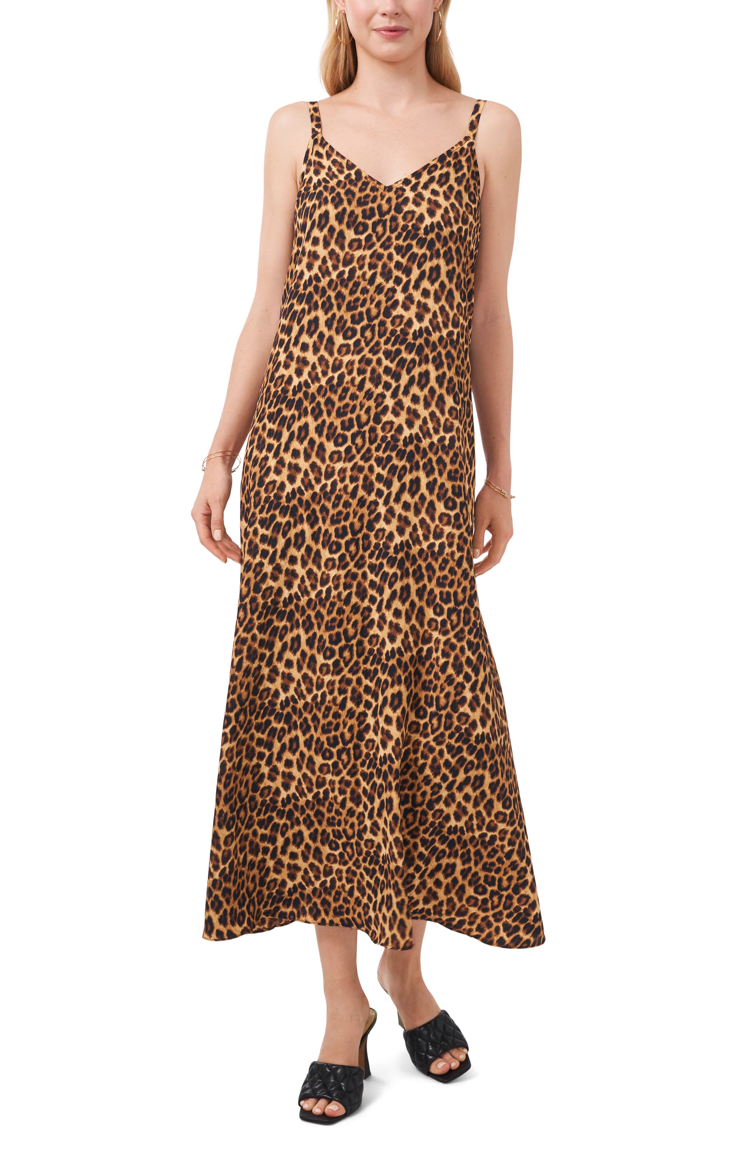 vince camuto leopard dress