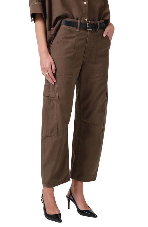 Citizens Of Humanity Marcelle Low Rise Barrel Corduroy Cargo Pants In Costes