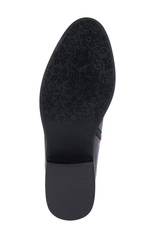 L'artiste By Spring Step Xenia Cap Toe Bootie In Black Multi