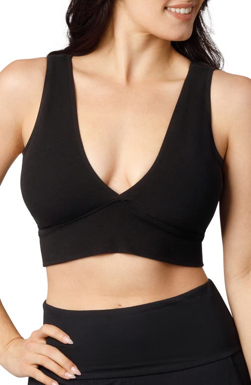 Sublime Maternity/Nursing Longline Bra in Black