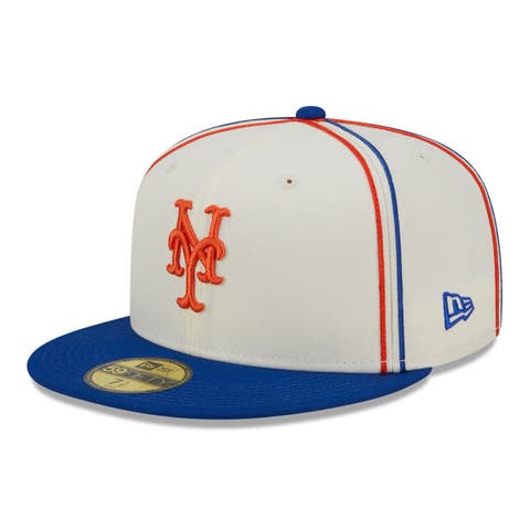 Lids New York Mets Era Retro 59FIFTY Fitted Hat - Stone/Royal