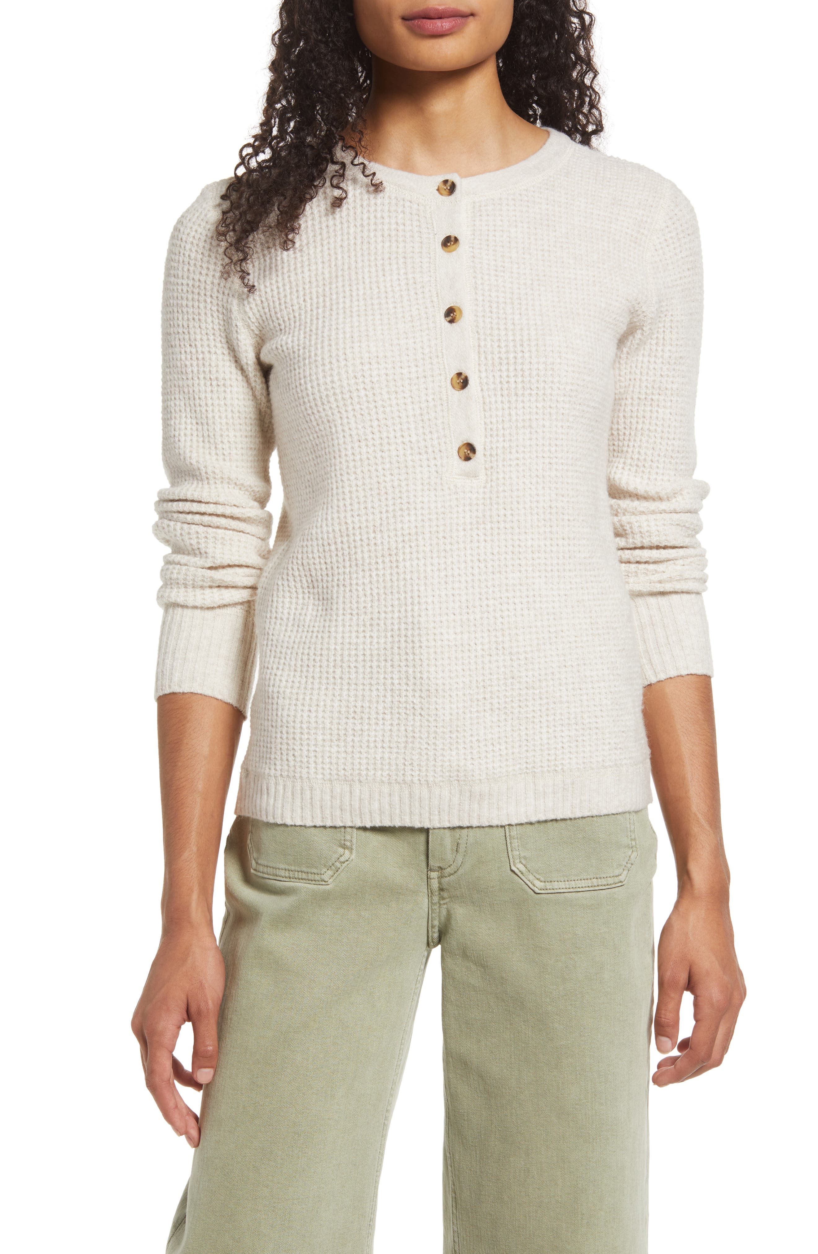 womens heather oatmeal sweater | Nordstrom