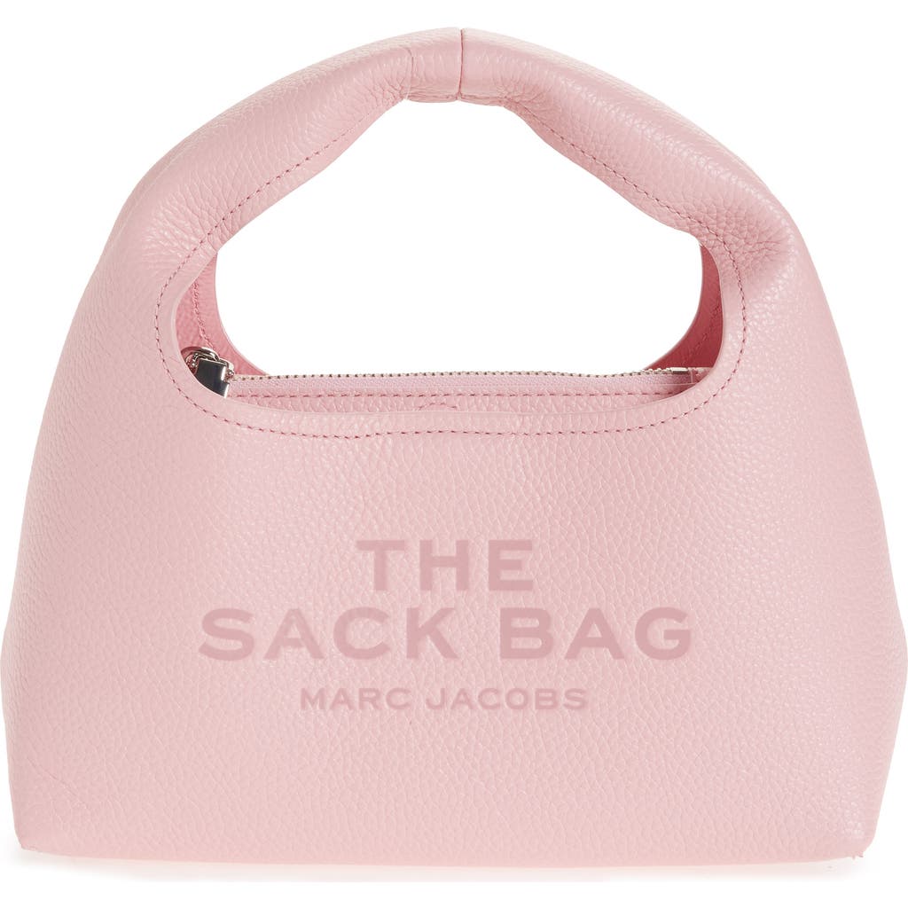 Marc Jacobs The Mini Leather Sack Bag In Ribbon Pink