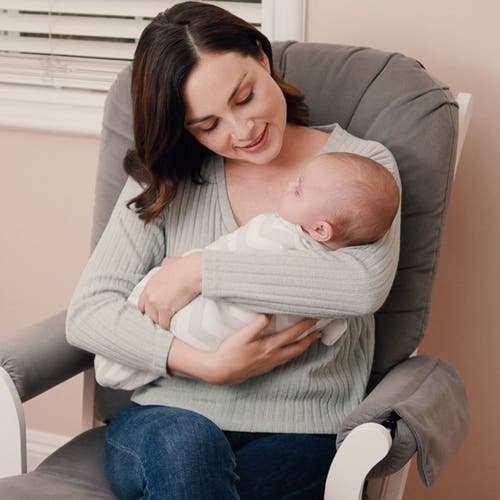 Comfy Cubs Easy Swaddle Blanket In Gray