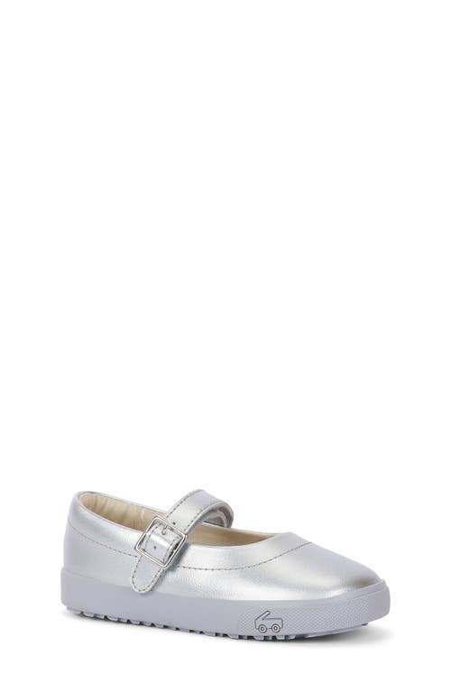 Shop See Kai Run Lucia Mary Jane Flat In Silver