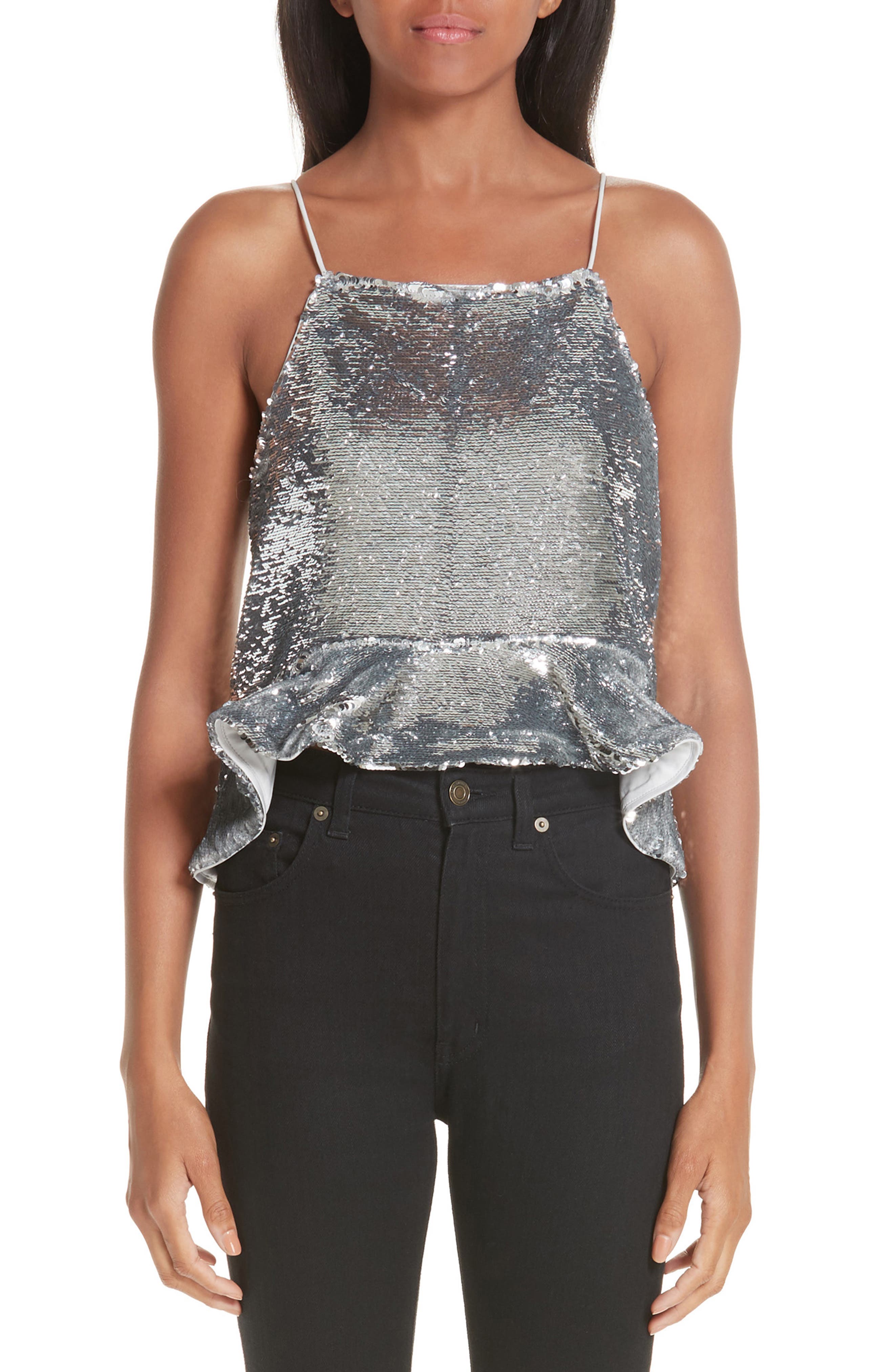 Ganni Sequin Top Nordstrom