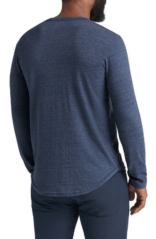 GOODLIFE GOODLIFE SCALLOP CREWNECK LONG SLEEVE T-SHIRT 