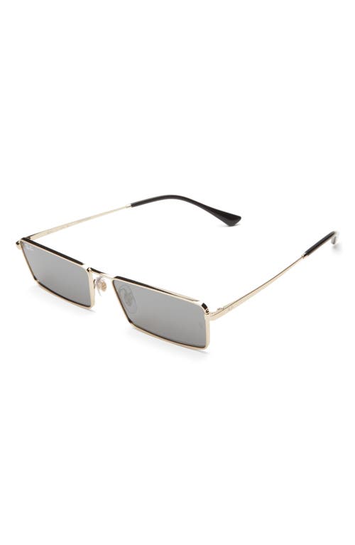 Ray-Ban Emy 59mm Rectangular Sunglasses in Light Gold at Nordstrom