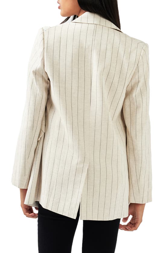 Belle & Bloom Love & Mercy Striped Blazer In Beige