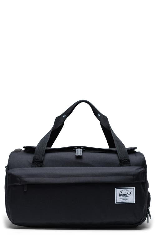 Herschel Supply Co. Outfitter 30-Liter Convertible Duffle Bag in Black