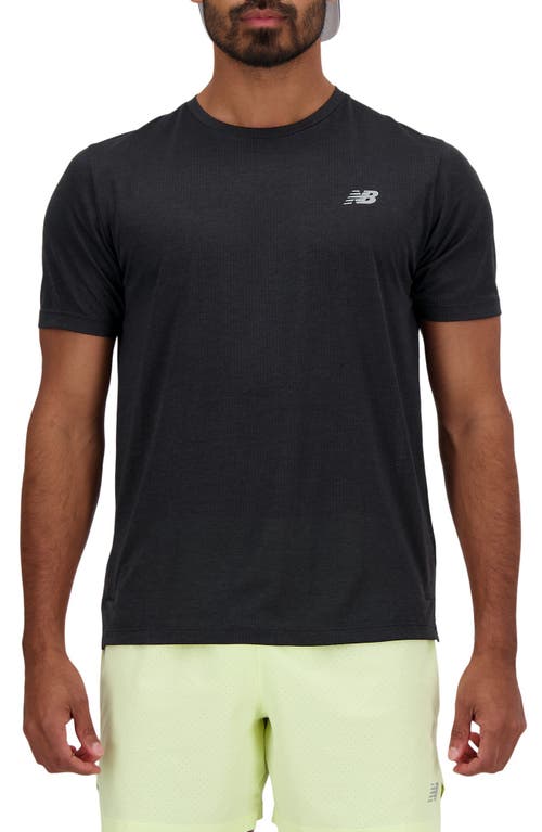 Shop New Balance Athletics Running T-shirt In Black