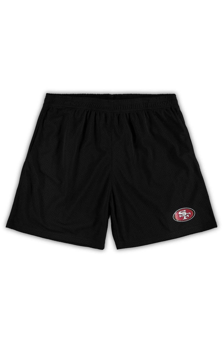 FANATICS Men's Fanatics Branded Black San Francisco 49ers Big & Tall Shorts  | Nordstrom