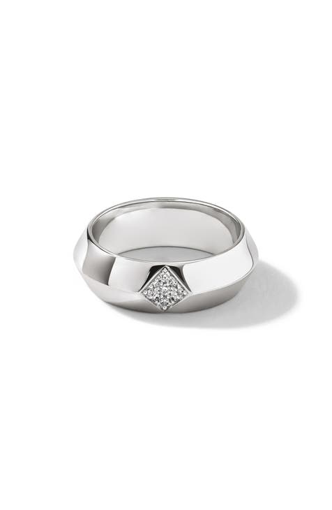 Dujour Four-Cluster Diamond, Two-Row Ring Rose Gold / 6.5