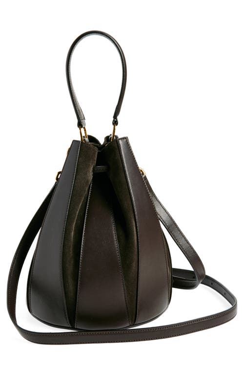 ALTUZARRA ALTUZARRA SMALL DRUM LEATHER BUCKET BAG 