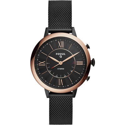 Fossil Q Jacqueline Mesh Strap Hybrid Smart Watch,