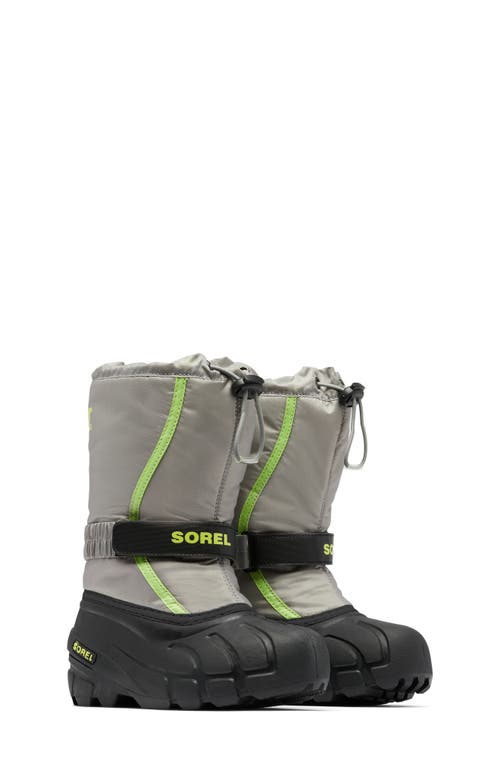 Sorel Kids' Flurry Weather Resistant Snow Boot In Gray